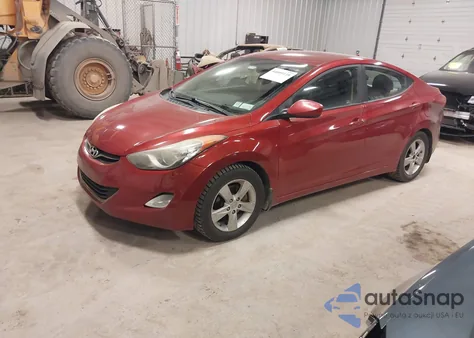 2012 Hyundai Elantra Gls (Ulsan Plant) from USA, damaged, VIN KMHDH4AEXCU438626